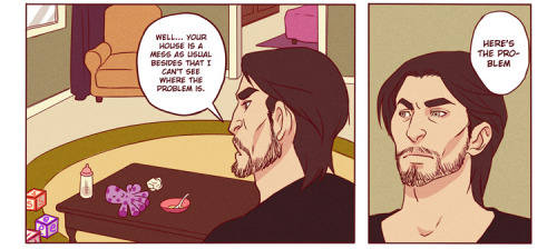 monkeyelbow:Following this strip about a older versión of Scott McCall, Derek Hale and Stiles Stilin