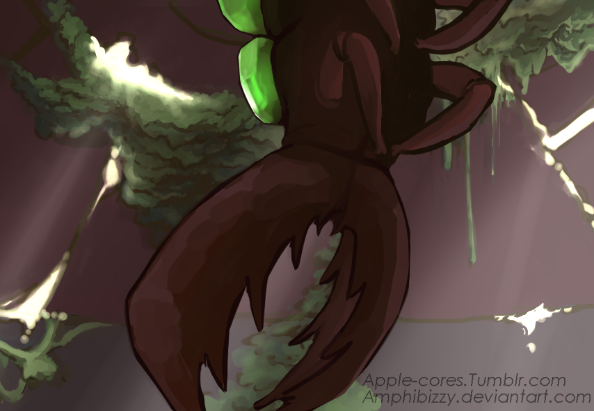 apple-cores: YO FINALLY!!! heres my Peridot piece for the Log Date Zine! featuring
