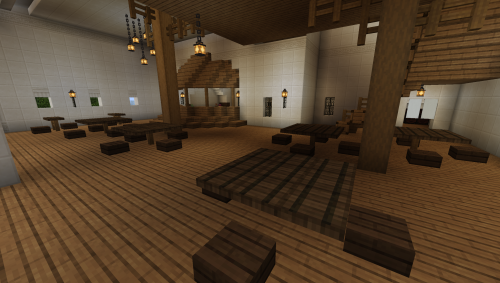 I tried to recreate Bistro Feendrache in Minecraft.It was hard considering I didn’t have 