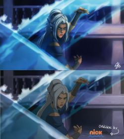 shichel:  Legend of Korra- Kya Paint Over