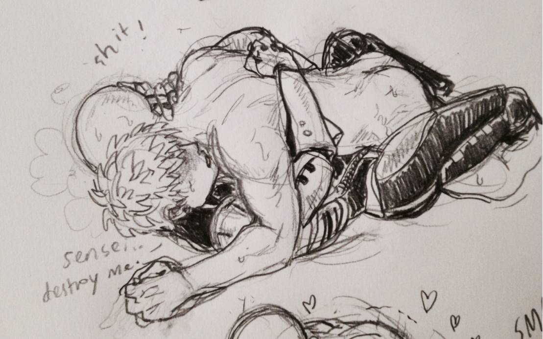 bristercommissions:Genos and Saitama are really vanilla and cute after…but genos