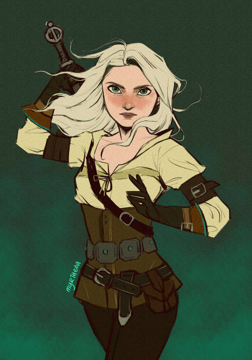 Blink. Freya Allan as Ciri