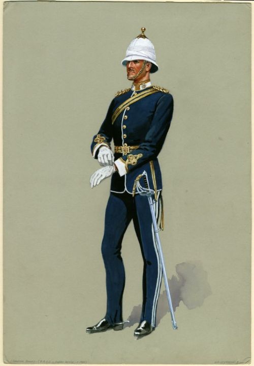 sir-humphrey-appleby: Royal Indian Army Service Corps Officer, Full Dress, c.1930