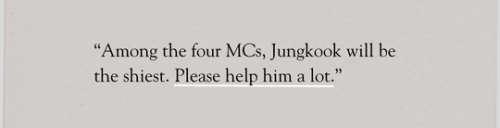 On Growing Up And Becoming Yourself With Jungkook