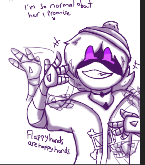 Magma Doodle, I Wanted To Draw Her Happy Stimming Because Your Honour Shes Neurodivergent-coded
