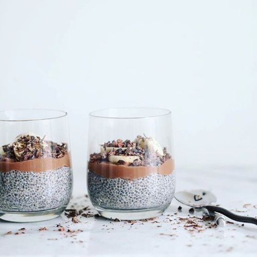 foodfuck:chocolate vanilla chia pudding