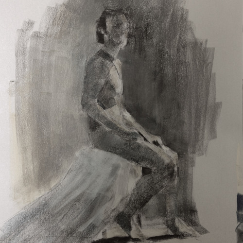 Some recent life studies in charcoal and nupastel. I am still “nu” with the nupastel, bu