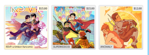 my dc fanbooks are FINALLY BACK IN STOCKrsvp and anomaly are 18+ be warned. all comics are available