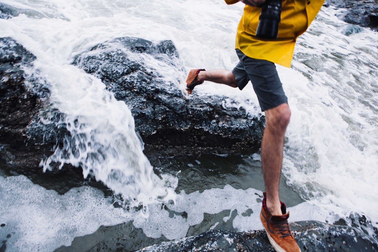 benngie:  Chased by the tide in Tofino, BC. 
