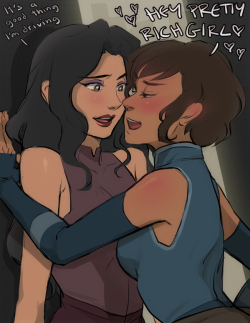 hokkahoka:  Korra you’re drunk. Ugghhh I haven’t been posting art for a while, dealing with some personal stuff … but I saw some of the awesome korra fanart for the avatar fanzine and was inspired to draw this dumb picture lol. 