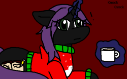 ask-the-mutants:  ((Merry Christmas! Featuring Double Bolt!  X3 &ldquo;*Yoink* Nuh-uh. You stayin&rsquo;.&rdquo; So cute &lt;3