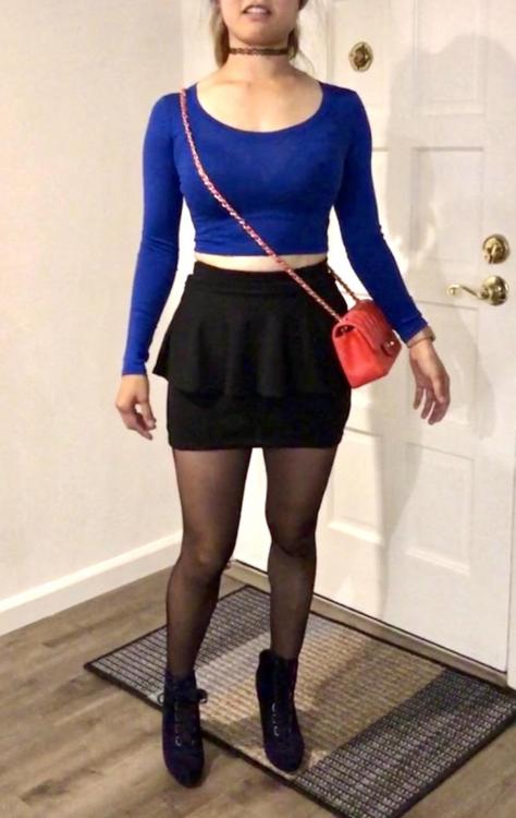 The Mrs in a tight skirt