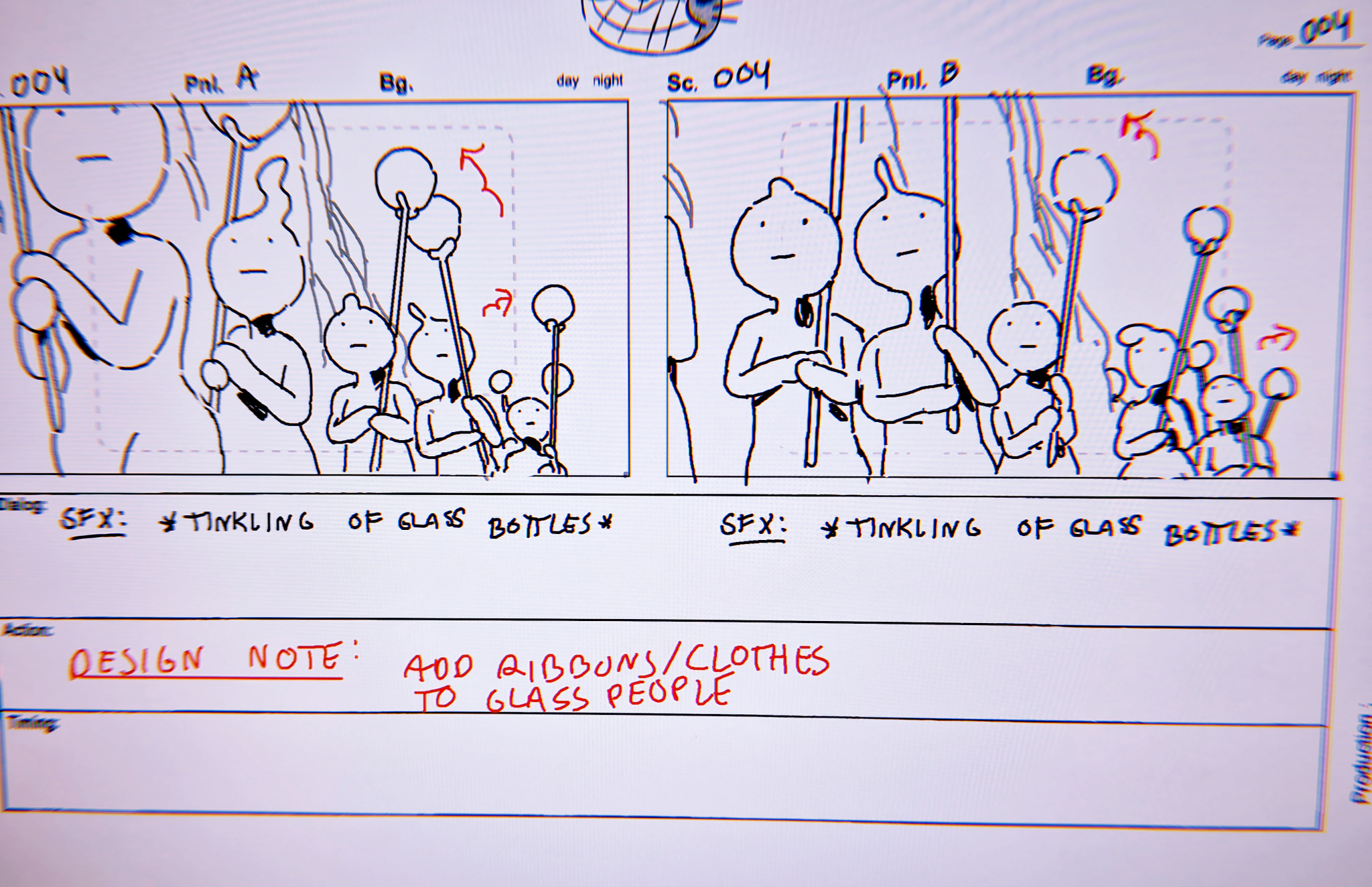 hannakdraws:Storyboard panels from Adventure Time - Distant Lands: Obsidian  by writer/storyboard artist Hanna K. Nyström