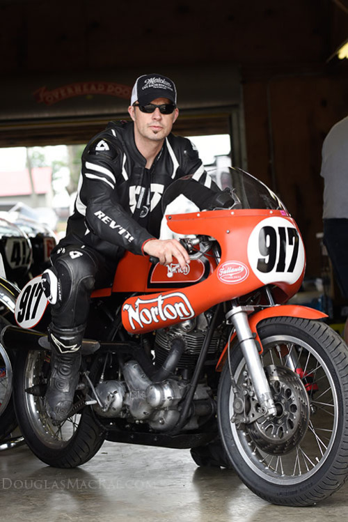 Racing my ‘72 Norton Commando a few weeks ago to two more AMA#1 plates at Mid-Ohio Vintage Motorcycl