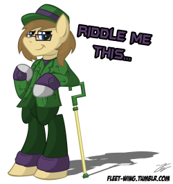 fleet-wing:  RIDDLE ME THIS… What’s the