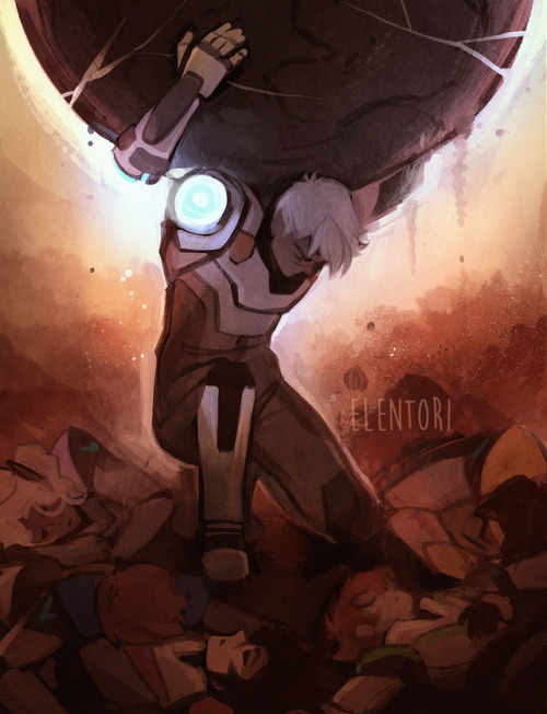 elentori-art:Atlas and the weight of the world