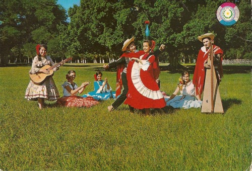 &ldquo;No. 79 &ndash; PARAGUAY Baile tipico Typical dance&rdquo;