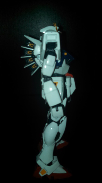 naotype:Wip of my F91 Gundam. Need to add weapons and touch up the paint then add decals and panel l