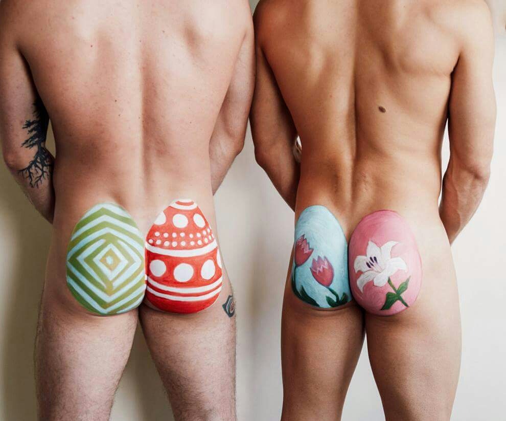 kinkybitchkat:  Easter Buns…. The Best Kind… Non Fattening 😜⚡️❤️⚡️