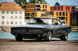 automotivated:  Black 1969 Dodge Charger R/T by AmericanMuscle.de on Flickr.