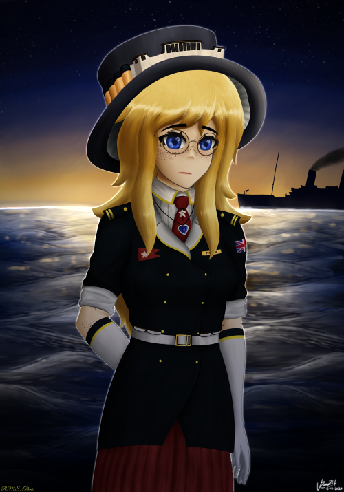 (UPDATED 15 June 2021)I made this gijinka of RMS Titanic because why notOk before I go, I need to ex