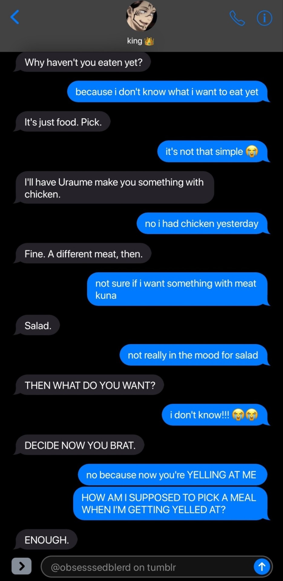 Smau: "You Need To Eat." 🍔🍟🍕