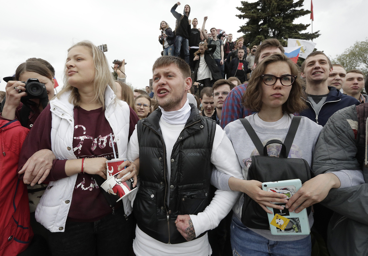 micdotcom:  Hundreds arrested in anti-Putin protests in MoscowThe Russian government