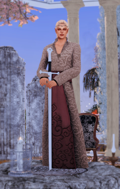 RIVENDELL COLLABORATION _The Lord Of The Rings- DRESS 3 (female2 &amp; male1)- NEW MESH- ALL LODS- 