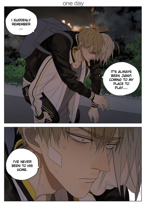 Old Xian update of [19 Days], translated by Yaoi-BLCD. IF YOU USE OUR TRANSLATIONS YOU MUST CREDIT BACK TO THE ORIGINAL AUTHOR!!!!!! (OLD XIAN). DO NOT USE FOR ANY PRINT/ PUBLICATIONS/ FOR PROFIT REASONS WITHOUT PERMISSION FROM THE AUTHOR!!!!!!!!!!!Previo