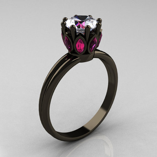 rogueofstars:  Black Gold Rings 