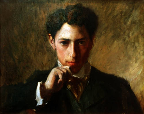 portraituresque:Gabriel Deluc (French, 1850-1916) - Self portrait