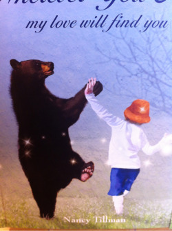 I saw this book at a Hallmark store and was compelled I take a picture because bear