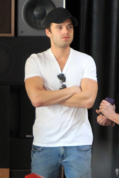buxcky-barnes: more pics of seb in jeans and white shirts pls