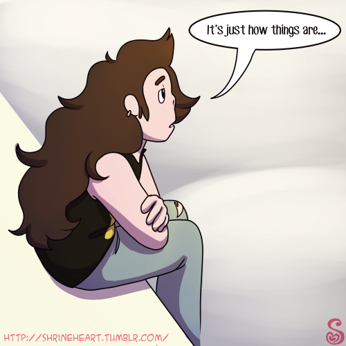 shrineheart:  That moment when it really hits you that your adorable human boyfriend’s lifespan is literally a blink in yours and you don’t know how to properly express it.Inspired by “Back to Earth” by Steve Aoki ft. Fall Out Boy. (Thus Greg’s