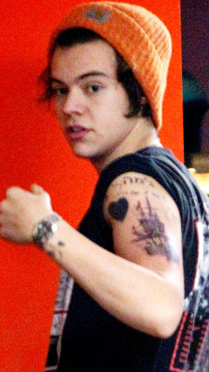 larrygang-ordie:  stopithazza:  Harry Styles Beanie Appreciation (part one)   his bear one tho omg 