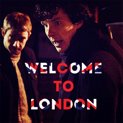 ughangel:  &ldquo;Welcome to London!&rdquo; i love that last gif…. sped up… it’s fucking hilarious 