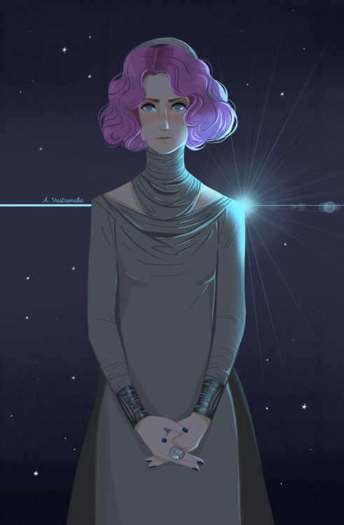 helenayastremskart:Vice Admiral Holdo… It would be such a shame not to draw a fan art after watching