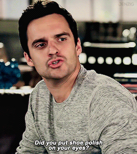 nick and jess in every episode: New Girl [2x05] Models↳ I never understand you women – God. -&