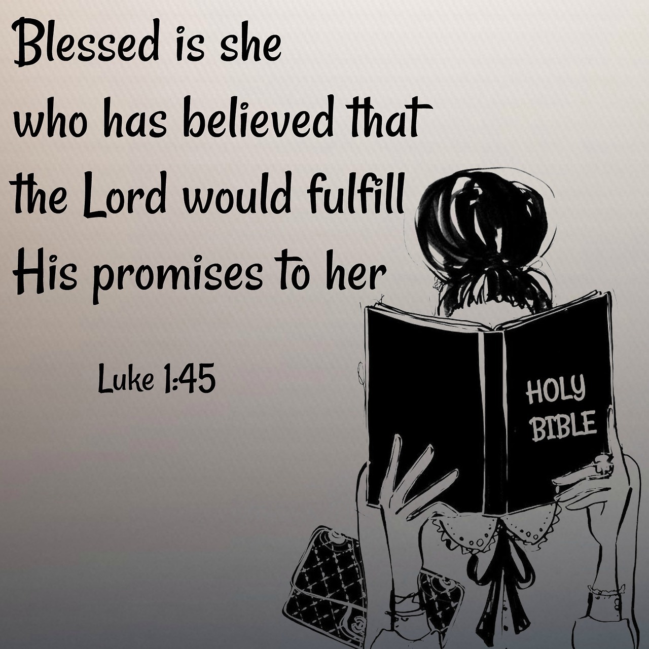 The Living Luke 1 45 NIV 