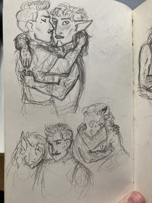 have ANOTHER fenris/dorian sketchdump because im in love with this dynamic (specifically post-da2, u