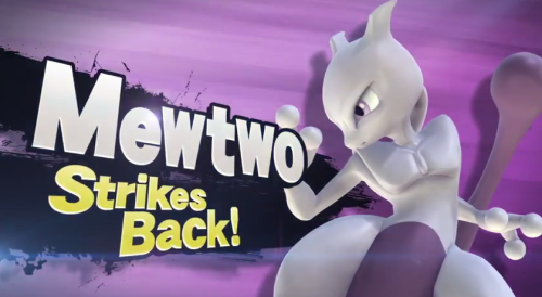 Mewtwo will release as paid DLC for Super Smash Bros 3DS and WiiU on April 28th in the US and Europe