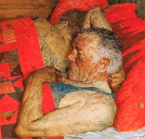 huariqueje:Old Wounds  -   Geliy Mikhailovich Korzhev-Chuvelyov, 2006Russian, 1925-2012Oil, 200 x 20