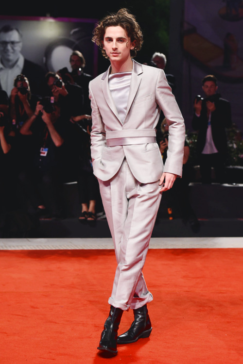 76th Venice International Film Festival, ItalyThe King Screening September 2, 2019TIMOTHEE CHALAMET
