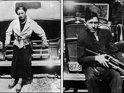 claudiamatossilva:  Bonnie & Clyde - original couple in the 30’s