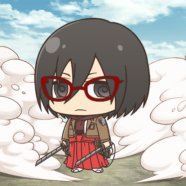 Design your own chimi chara for Shingeki no Kyojin!(These Mikasa &amp; Levi are