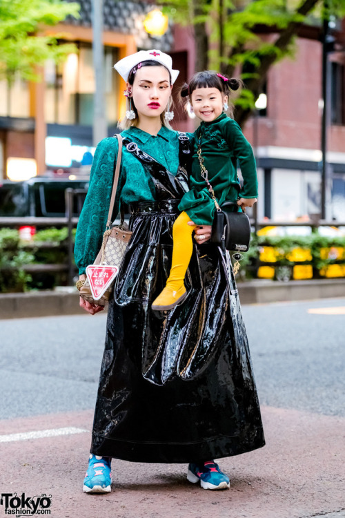 Porn photo tokyo-fashion:Designer Tsumire and 3-year-old
