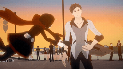 xumbra:Ruby: Uncle Qrow! …Hi. It’s so good to see you! Did you miss me? Did you miss me?Qrow: (smirk