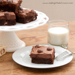 gastrogirl:  malted chocolate brownies. 