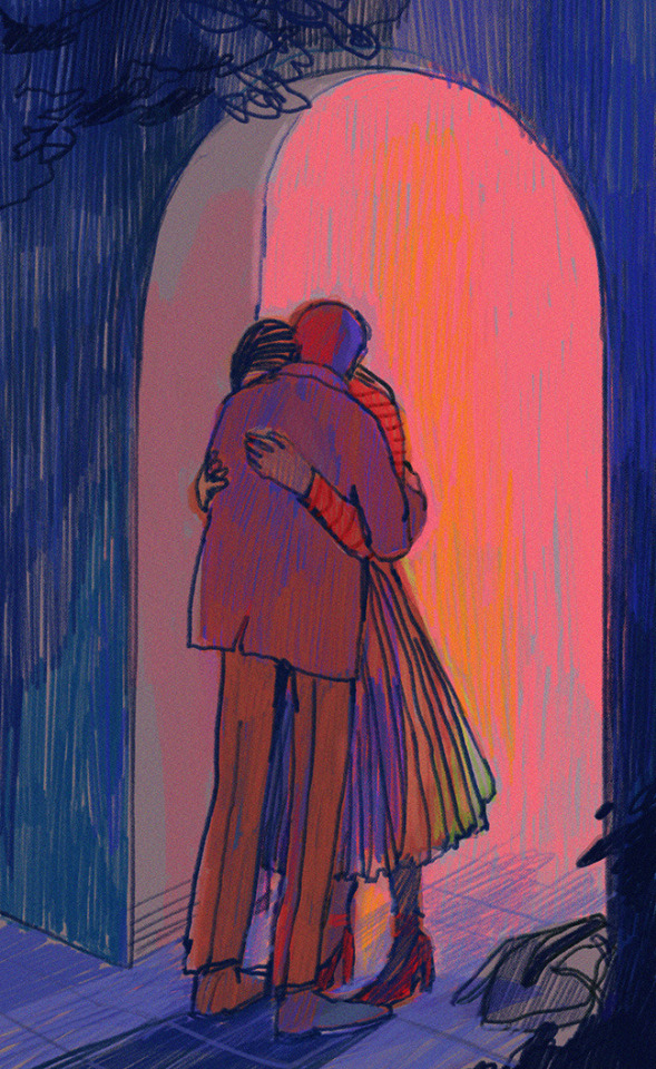 heavenlyyshecomes:   In The Mood For Love / Art by @holly-warbs  
