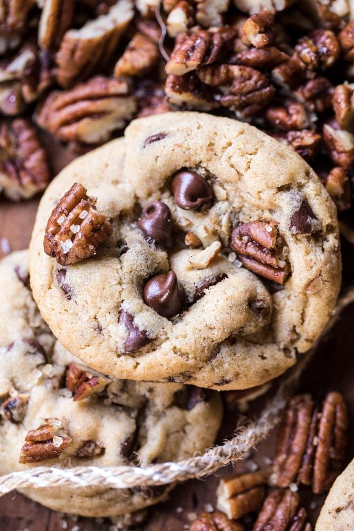 Browned Butter Pecan Chocolate Chip Cookies Sweet Tooth Girl